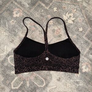 Lululemon Black and Pink Sports Bra